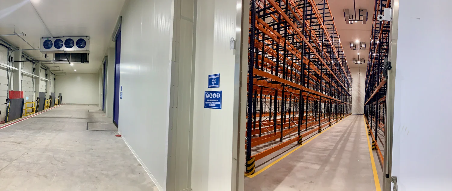 Cámaras frías y racking de Polartika